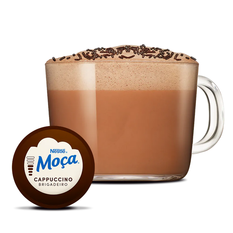 CAPPUCCINO MOÇA SABOR BRIGADEIRO 10 CÁPSULAS